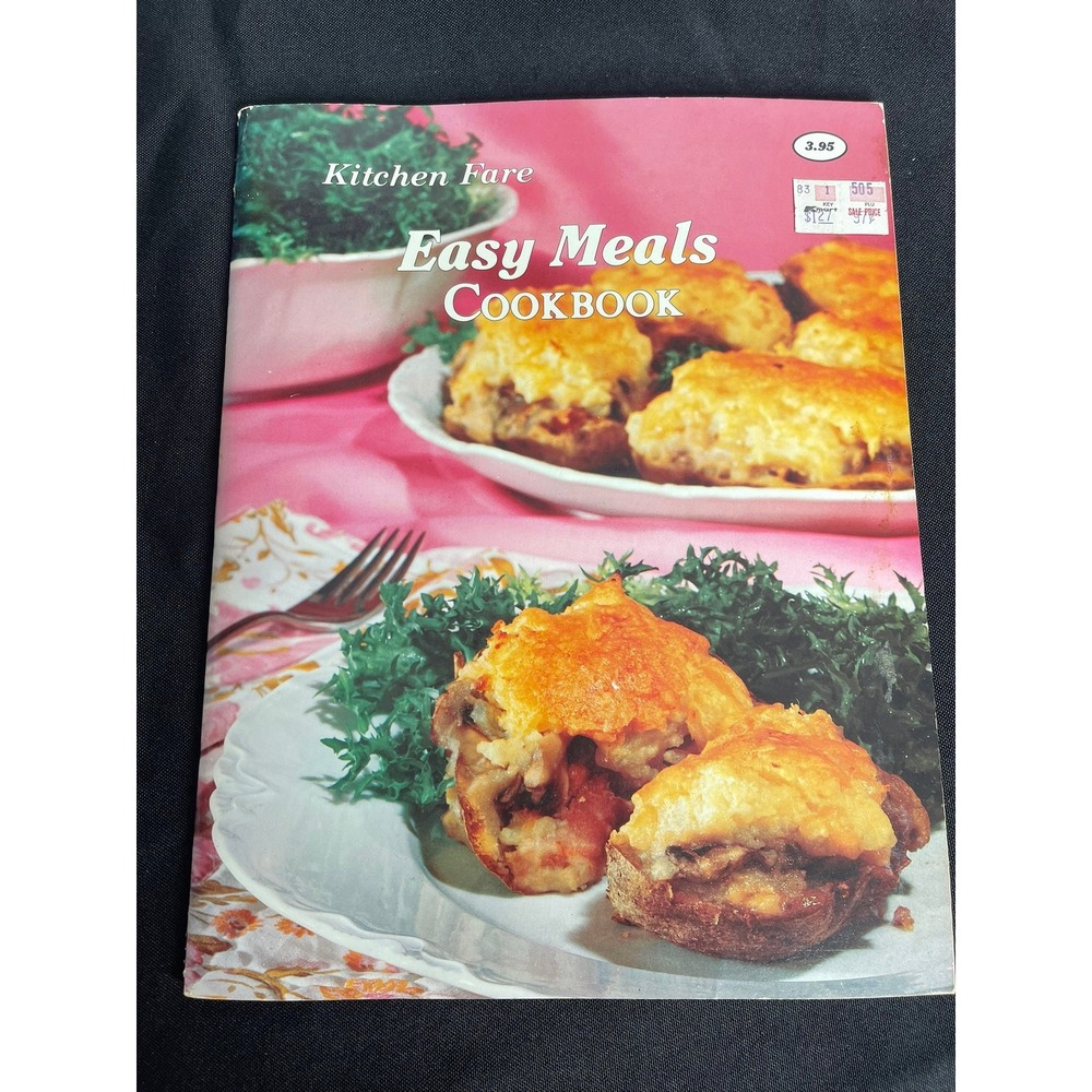 Vintage 1981 Kitchen Fare Easy Meals Cookbook Softcover Recipes 0-8249-3710-4